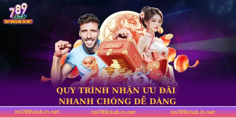 Quy trình nhận ưu đãi nhanh chóng dễ dàng